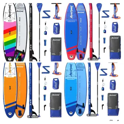 Inflatable Stand Up Paddle Board with Premium SUP Paddleboard Ac, View more