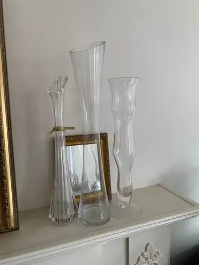 Beautiful Tall Vases and Classic Accent Mirror, View more