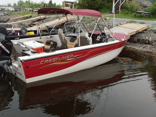 2005 CRESTLINER 2150 SPORTFISH  BOAT in Powerboats & Motorboats in Owen Sound - Image 2