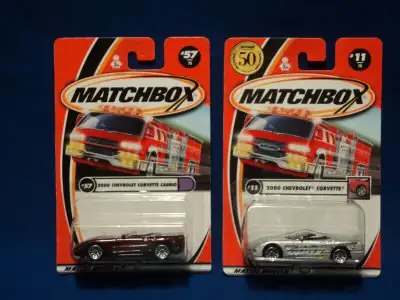 MATCHBOX 2000 CORVETTE CONVERTIBLE LOT OF 2, View more