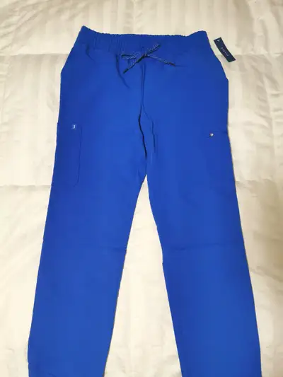 Jaanuu Royal Blue Women's 7-Pocket Scrub Pant, View more