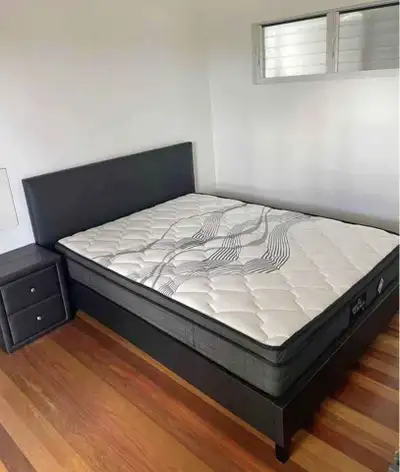 Queen bedframe, View more