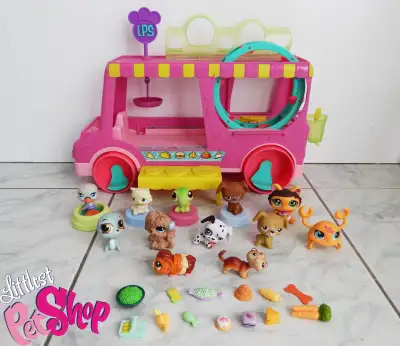 --★PET SHOP★-- camion FOOD TRUCK avec figurines et accessoires, View more