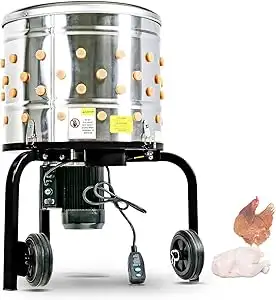 New Kitchener 1 HP Stainless Chicken Pluckers, 20 in Drum, View more