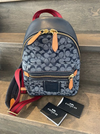 COACH - WEST PACK Signature Demin Bag - Like NEW