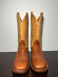 Men’s Cowhide Cowboy Boots (Alberta Boot, 9W)