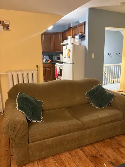 couch+ pullout bed, View more