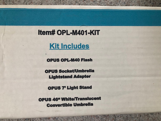 Opus flash kit in Cameras & Camcorders in Medicine Hat - Image 2