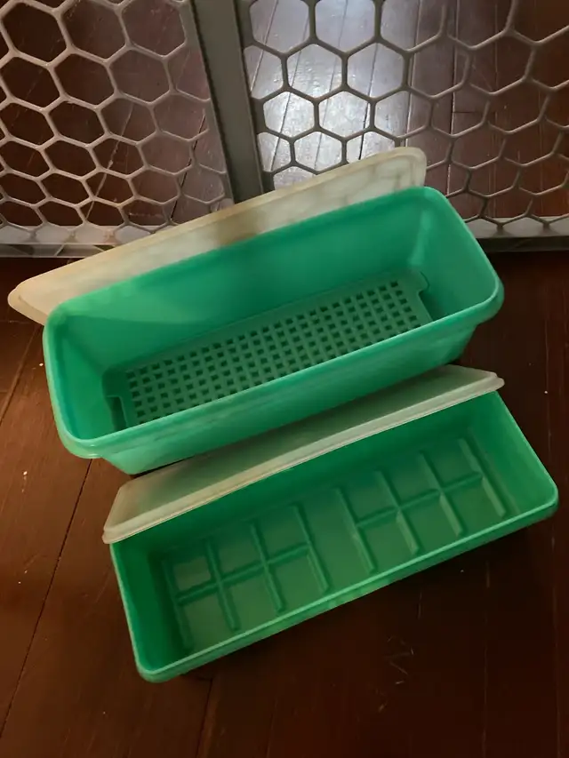 Tupperware Veggie Containers63654759584641121