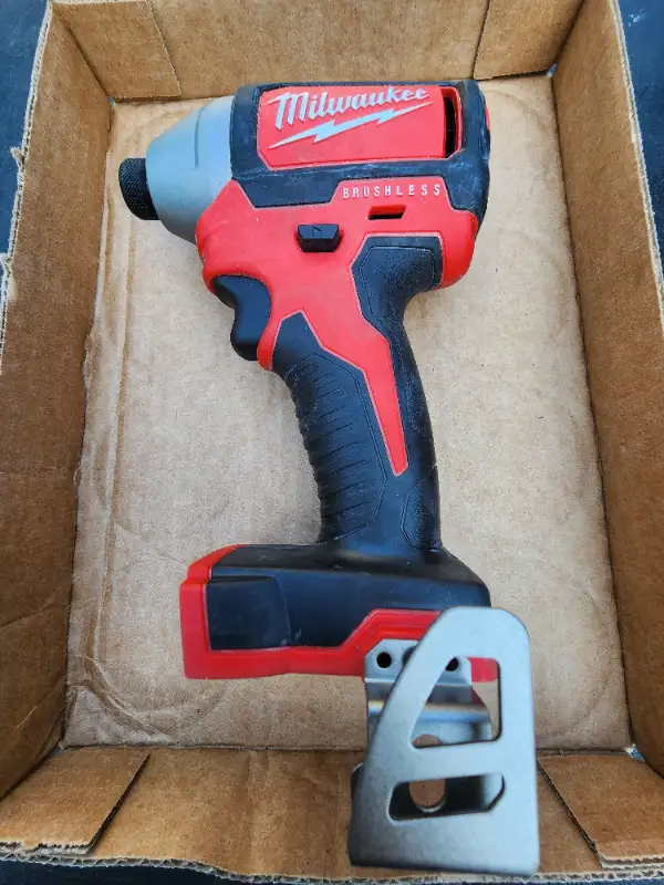 Milwaukee 1/4" Hex Brushless Impact Driver W Belt Clip Tool Only in Power Tools in Windsor Region - Image 3