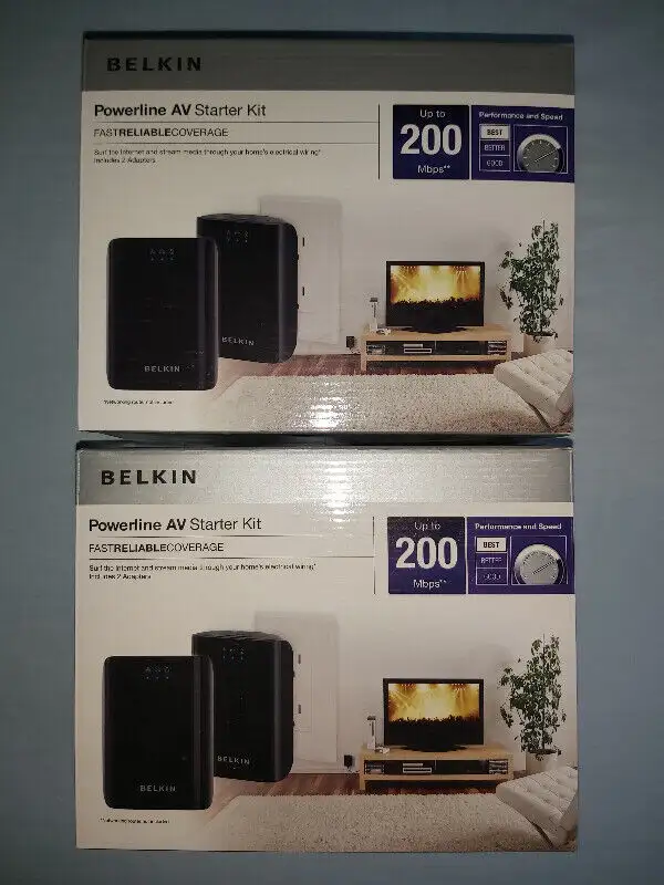 Belkin F5D4074 Powerline AV Kit in Networking in City of Toronto - Image 2