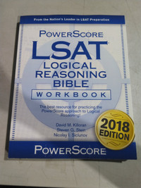 PowerScore LSAT Logical Reasoning Bible Workbook 2018 Edition