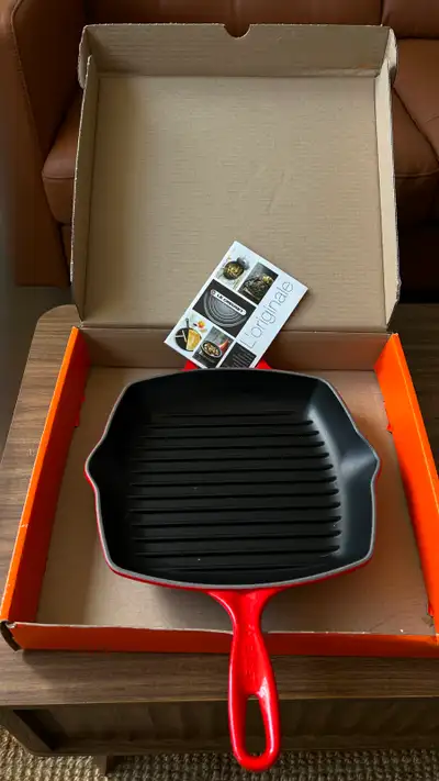 Brand New Le Creuset Enameled Cast Iron Signature Square Skillet, View more