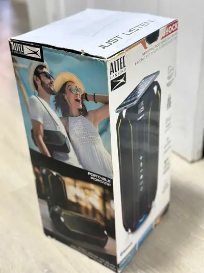 Altec Lansing HydraShock Bluetooth Speaker USB Type-C Rechargeable Portable Speaker Wireless Charger...