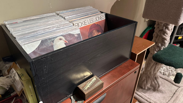 Homemade Record bins for your LP’s . Vinyl storage in Stereo Systems & Home Theatre in St. Albert