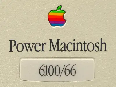 Vintage Apple PowerMac 6100 + various cables and more available, View more