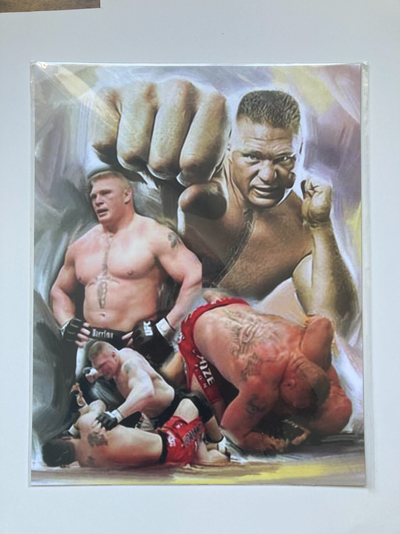 UFC - Brock Lesnar print.  New, 11"X14", View more