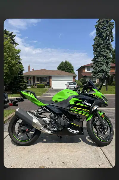 2018 Kawasaki Ninja 400 KRT Edition with ABS…great condition…i bought it last year and only used it...