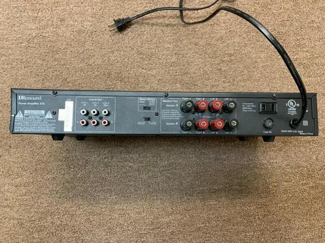 Russound X75 Stereo dual-source power amplifier in Stereo Systems & Home Theatre in Mississauga / Peel Region - Image 3