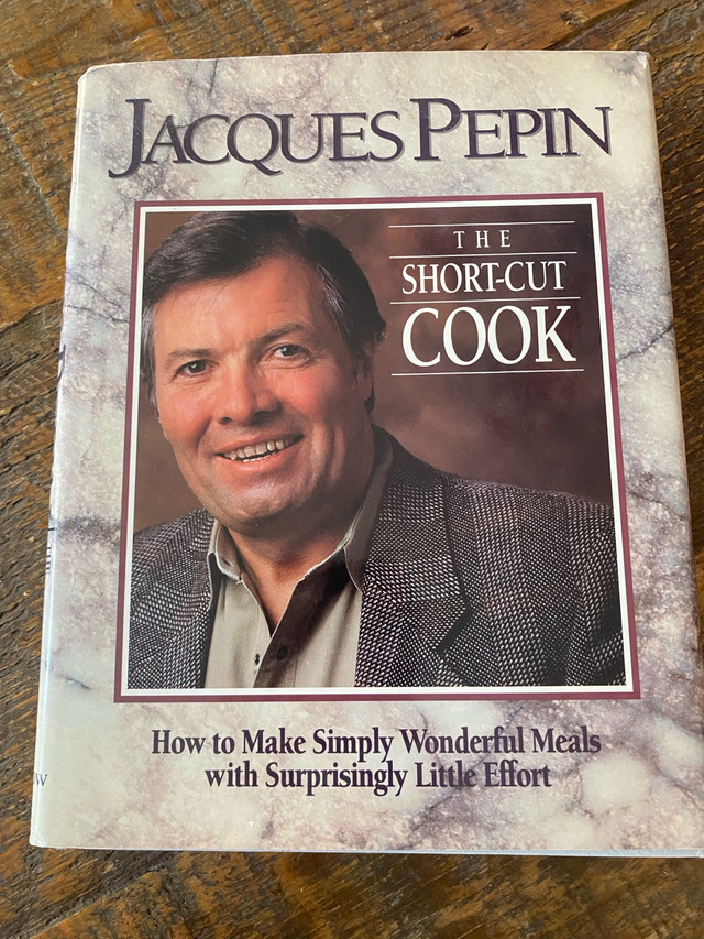 2 Vintage Jacques Pepin cookbooks in Non-fiction in Mississauga / Peel Region
