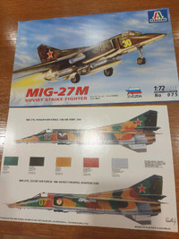 MIG-27M, 1/72, Italery 075, Soviet Strike Fighter model