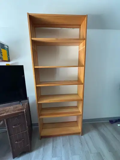 Sturdy 6-Shelf Bookcase – $40 (IKEA, Vintage), View more
