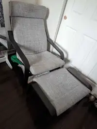 POÄNG armchair + footstool
