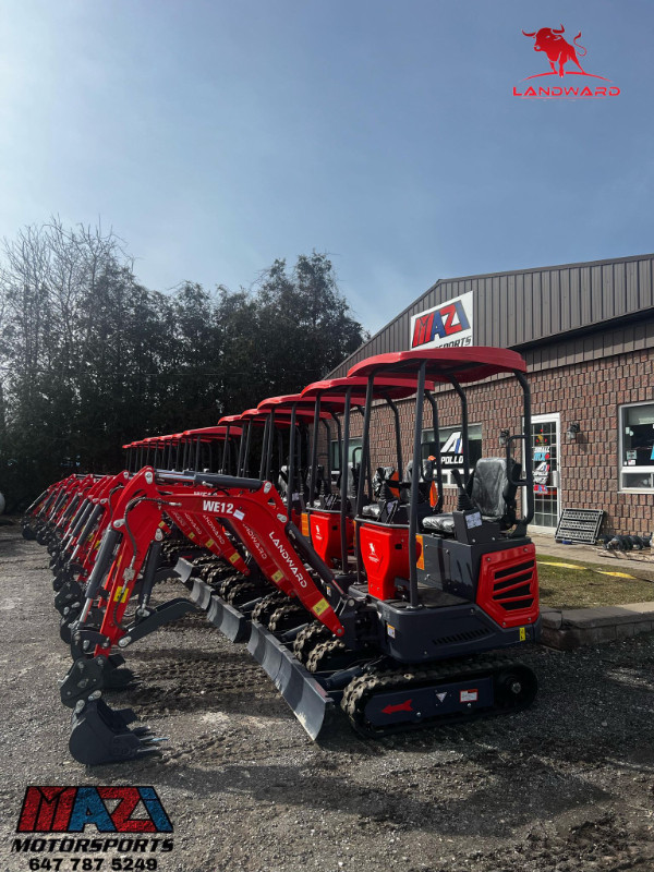 1.2 Tone Excavator Kubota Diesel Engine Z482 expandable tracks in Heavy Equipment Parts & Accessories in Guelph