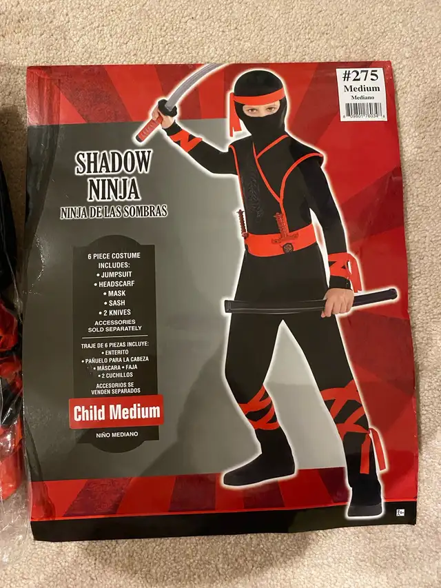  Selling  multiple Halloween kids costumes  - size 6-10