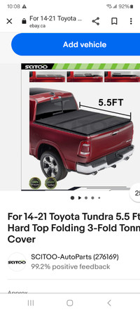 5.5 Ft Hard top folding  Toyota Tundra Tonneau cover brand new i