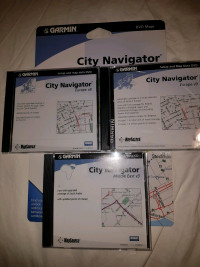 3 GARMIN MAPSOURCE DVD CITY NAVIGATOR MAPS $45 EACH 