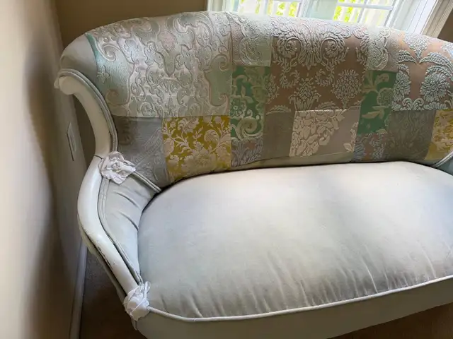 Vintage French Provincial Loveseat – Professionally Upcycled in Couches & Futons in City of Toronto - Image 4