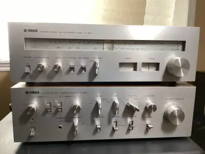 Vintage Yamaha CA-800 Stereo Amplifier + CT-800 AM/FM Tuner, View more