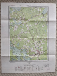 Amazing vintage Ontario cottage country Maps! circa 1950-60s