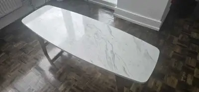 Faux Marble Top Coffee Table, View more