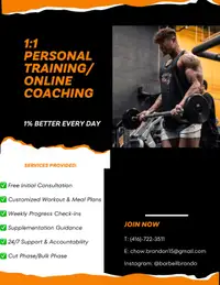 1-on-1 Private Training/ Online Coaching | MARKHAM/GTA AREA 