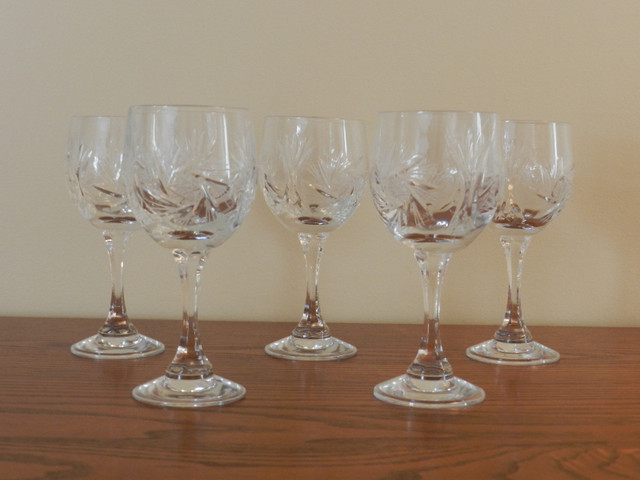 Set of 5 crystal liqueur glasses in Kitchen & Dining Wares in London