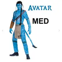 Men's Avatar Deluxe Jake Costume, As Shown, Men's Size Medium