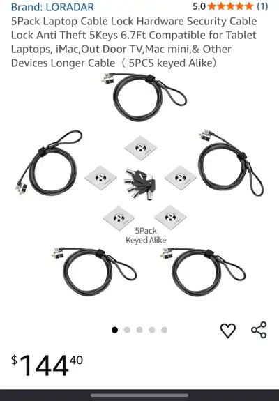 Laptop Cable Lock, View more