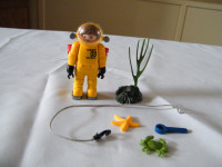 Playmobil scaphandrier avec semelles de plomb