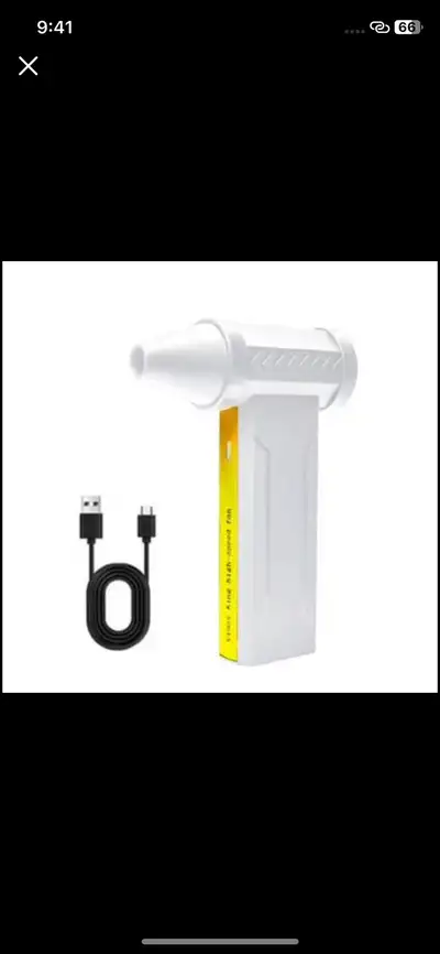 Turbo Jet Fan 160000RPM Electric Air Blower Brushless Motor 10000mAh 60m/s Turbo Violent Fan USB Rec...