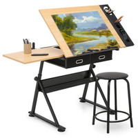 Larenz 47'' W Rectangular Drafting Table