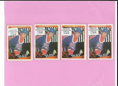 Vintage Hockey Cards: 1984-85 OPC Wayne Gretzky (various cards)