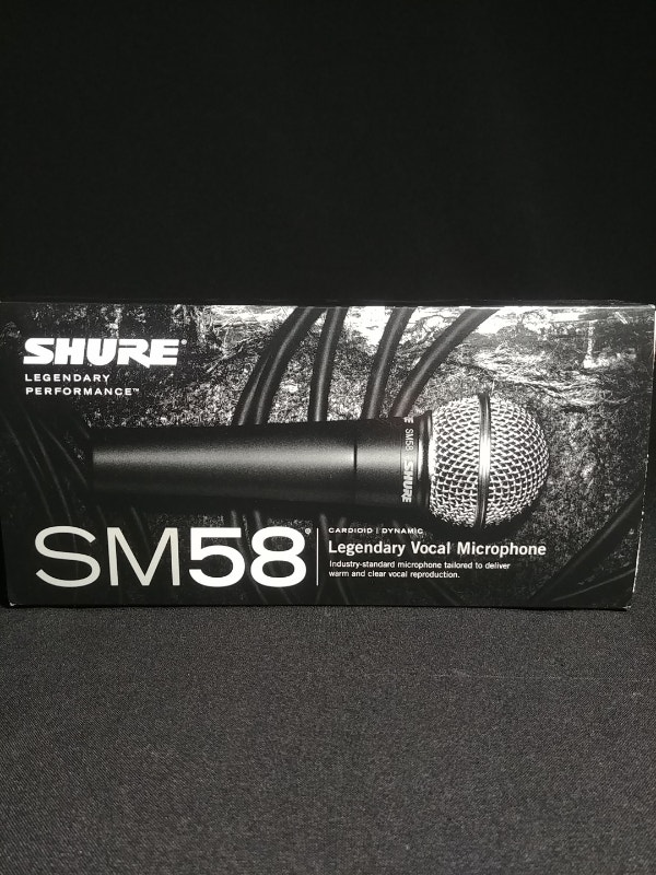 SHURE SM58 LEGENDARY DYNAMIC VOCAL MICROPHONE NEW IN BOX Pro Audio