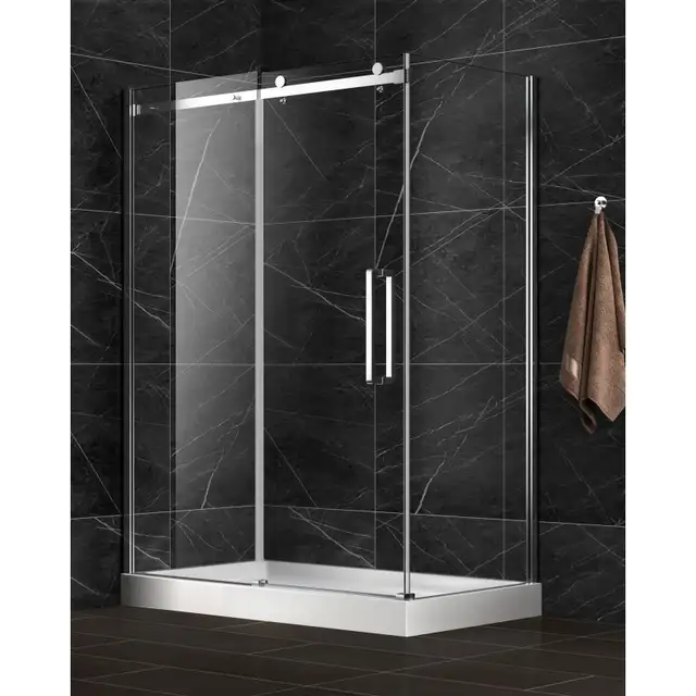 PANNEAU DE VERRE DE DOUCHE PLUSIEURS GRANDEUR DISPONIBLE in Plumbing, Sinks, Toilets & Showers in Gatineau - Image 5