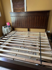 King size mattress and frame