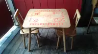 Vintage Childs Table and Chair Set