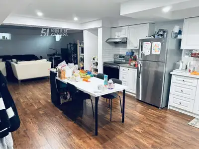 Two-bedroom, one-bathroom with in-suite laundry and a parking space. Freshly renovated and filled wi...