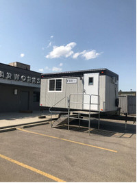 8 x 16 Wheeled  Office Trailer for rent