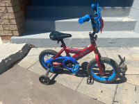 12” Bicycle with training wheels